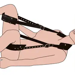 1 шт. тела Искусственная кожа регулируемый Бандаж-пояс фетиш одежда для взрослых пару игр секс-игрушки Лидер продаж