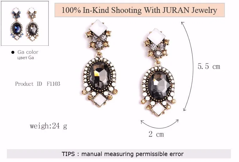 JURAN, модные геометрические висячие серьги с кристаллом, винтажные готические дизайнерские свадебные серьги с кристаллами для женщин, бижутерия