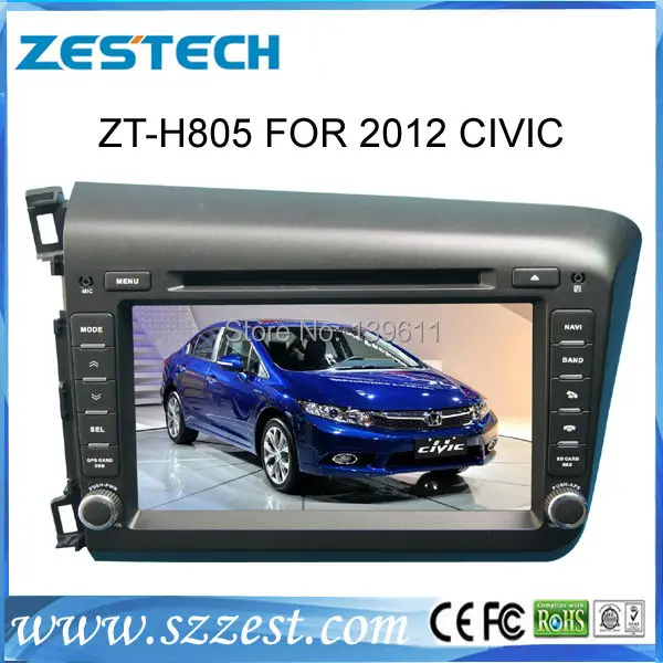 Zestech bluetooth Dvd gps радио Ipod 8 дюймов автомобиль для Honda Civic dvd-плеер функция | Автомобили