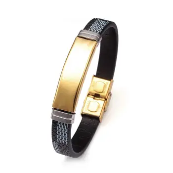 

Vintage Snake Chain Link Men Women Cuff Sporty Bracelets Jewelry Classic Stainless Steel Charm Genuine Leather Bracelets