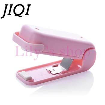 

JIQI MINI Hand pressure heat sealing machine household plastic film Sealer food packaging machine Portable Sealer Battery Powerd