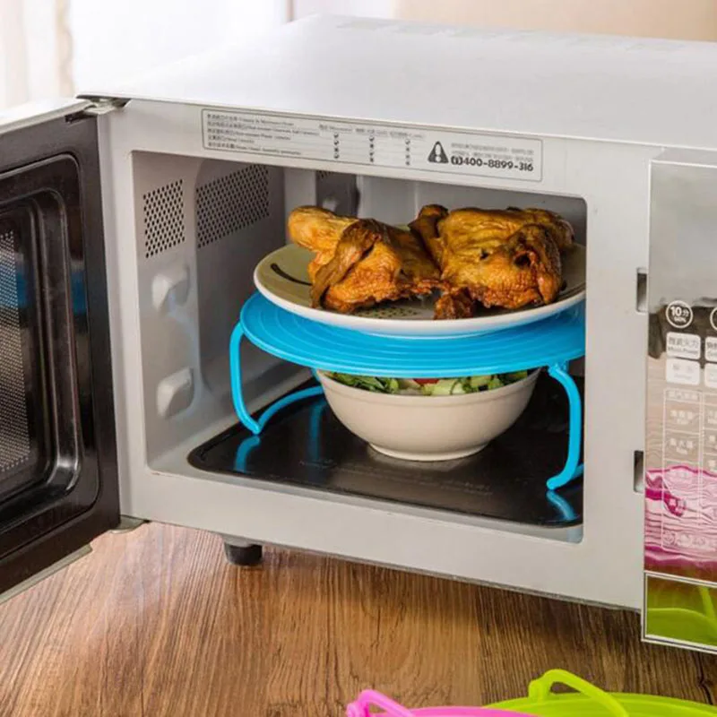 

Kitchen Supplies Multifunctional Dish Plate Set Up Oven Kitchen Two Floors Microwave To Arrange Tray Baking Dishes Pans