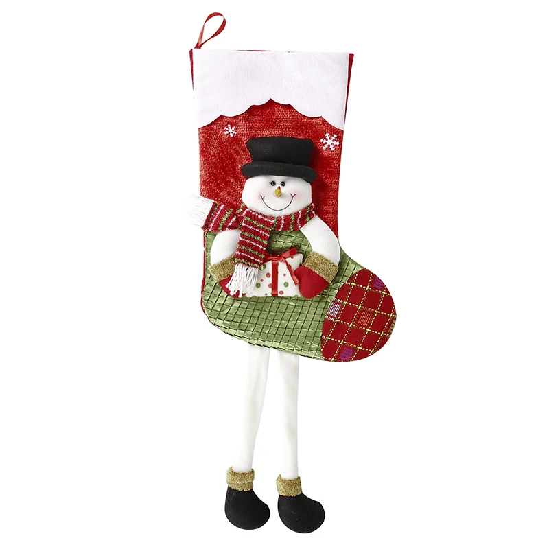 Christmas Xmas Bag Santa Claus Snowman Elk Decoration for Home New Year Products (3)
