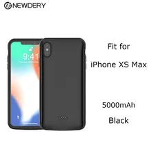 NEWDERY Новое поступление чехол для зарядного устройства для iPhone 10 XS/X/XR/XS Max защитный чехол для телефона крышка большой емкости