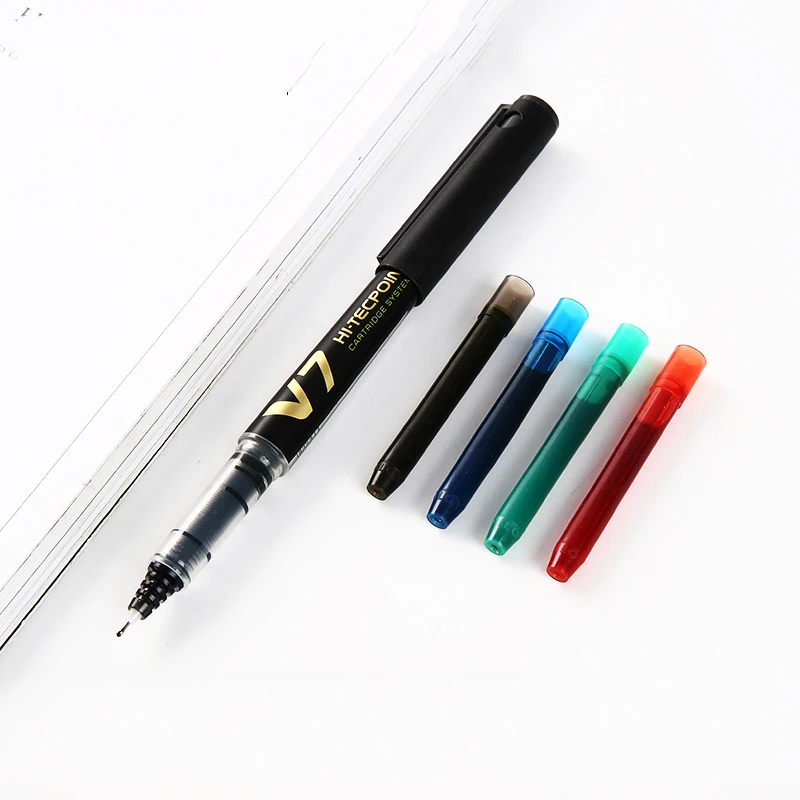 LifeMaster Япония пилот ручка чернильный картридж BXS-IC гелевая ручка BXC-V5 заправка(3 шт чернил/упаковка) Пишущие принадлежности BXS-IC-S3
