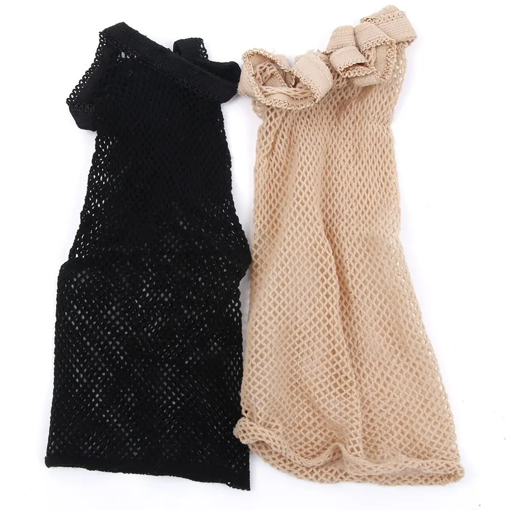 

Top Sale Hairnets good Quality Mesh Weaving Black Wig Hair Net Making Caps Weaving Wig Cap & Hairnets