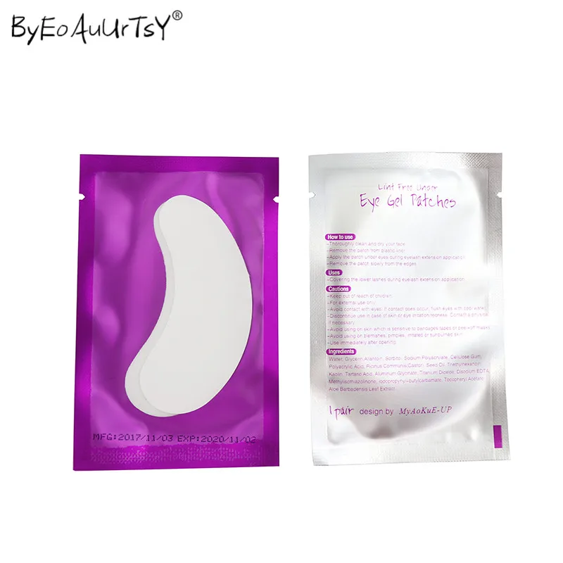 50100200pairs Eyelash Extension Paper Patches New Paper Patch Eyelash Under Eye Pads Lash Eye Tips Sticker Wraps Makeup Tools (19)