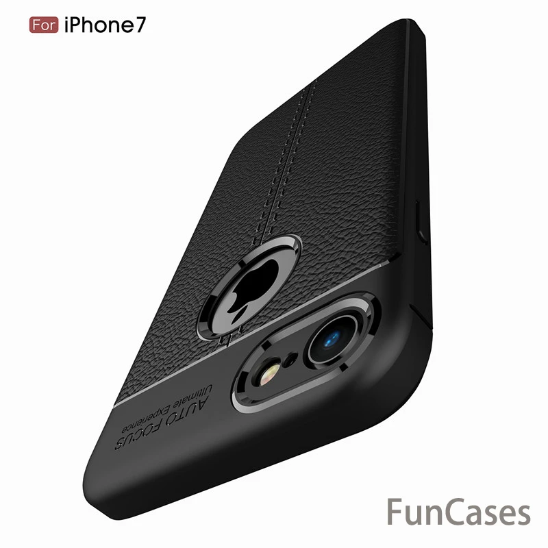 Чехол для Apple iPhone 7 Роскошный чехол из искусственной кожи Мягкий защитный ТПУ