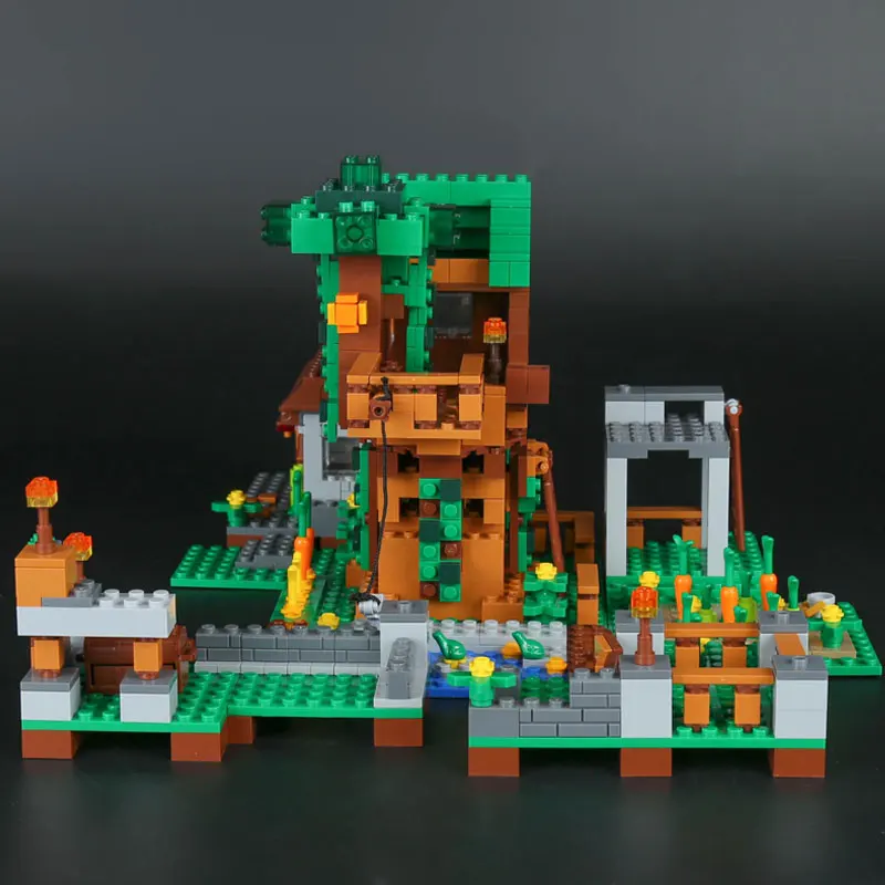 

Lepin 18031 1075PCS world series of building blocks treehouse, my world children's education toys compatible with all brands