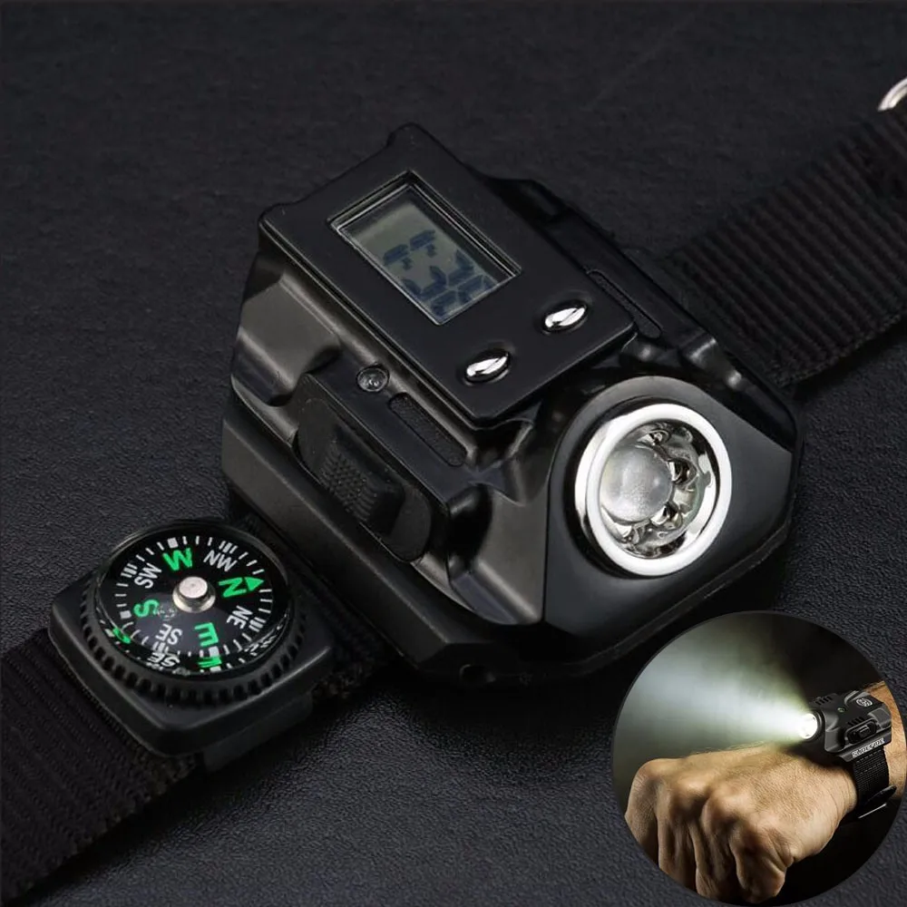watch with led flashlight