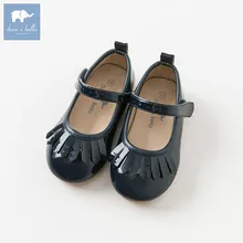 DB8791 Dave Bella Осенняя кожаная обувь для маленьких девочек детская повседневная обувь