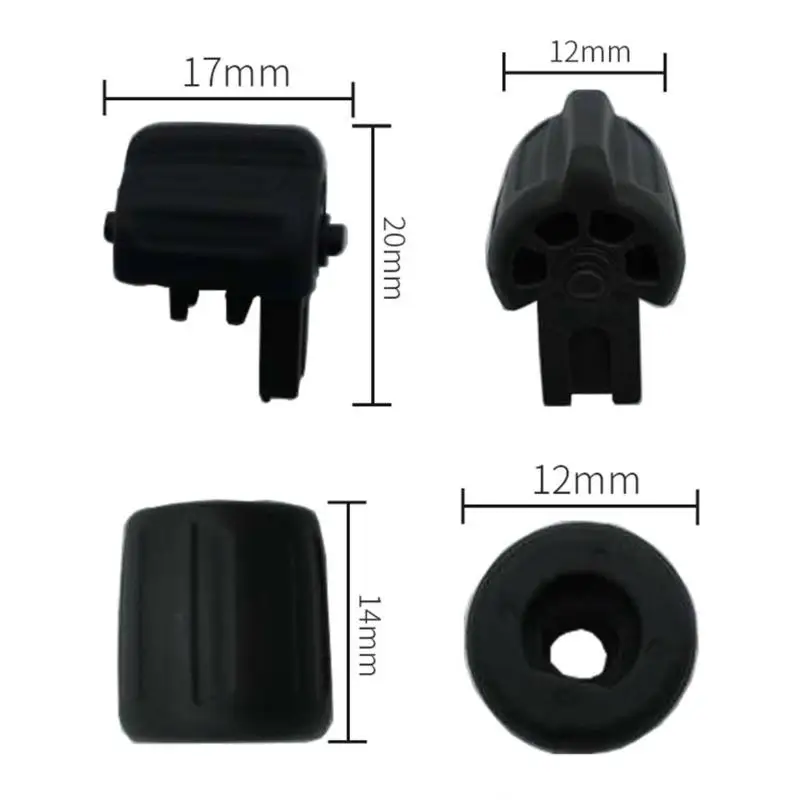 2pcs/set Steering Wheel Multifunction Switch Rubber Buttons for 5 Series GT F10 Steering Wheel Buttons