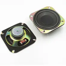 Одна пара 4 дюймов 6 Ом 8 Вт громкий динамик чистый тяжелый бас сабвуфер динамик 6 Ом полный диапазон динамик домашний кинотеатр стерео радио
