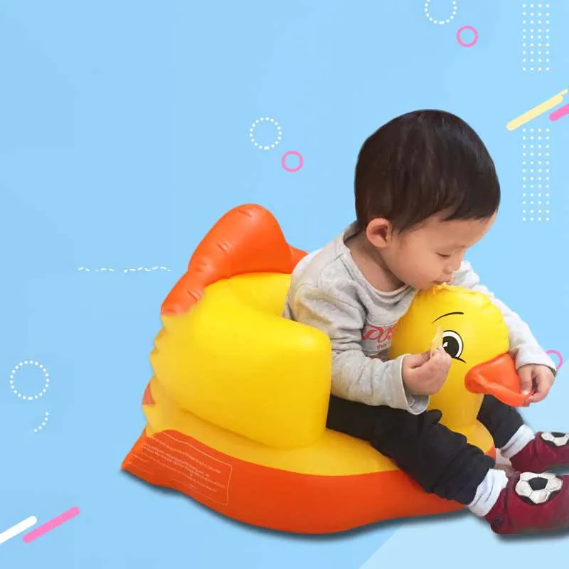 Christmas Inflatable Inflatable Small Sofa Baby Learning Child Cushion Dining Chair Portable with Bath Stool PVC Toy