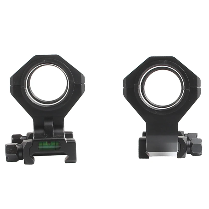 Extend Dual Ring Automatic AR15 M4 M16 Optics Defense Rifle Optical Scope Mount 1 Inch 30mm Picatinny Weaver Rail 20MM Ring Mount with Bubble Level RL2-0028-05
