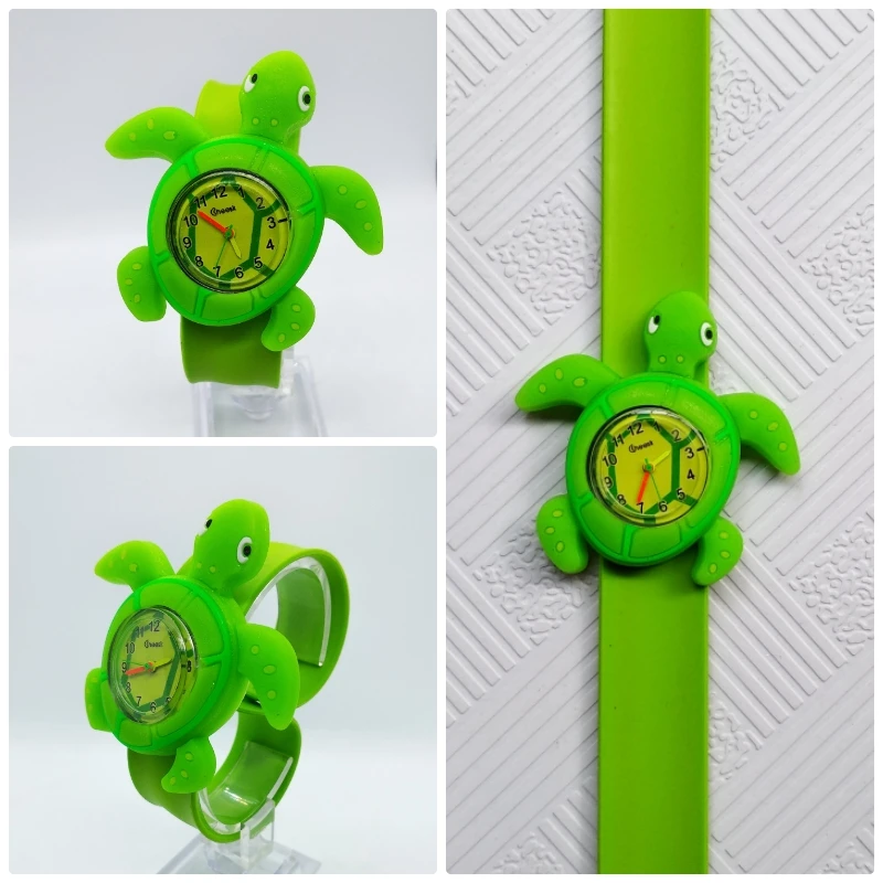 Детские часы с черепахой для девочек и мальчиков, студенческие часы, Модные Повседневные детские электронные часы, детские подарочные часы