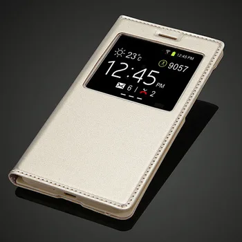 For Asus Zenfone C ZC451CG view window Battery Housing cover PU Leather Wallet Stand Case