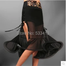 Костюм для латинских танцев, сексуальный пояс, марля, юбка для латинских танцев для женщин, юбка для латинских танцев