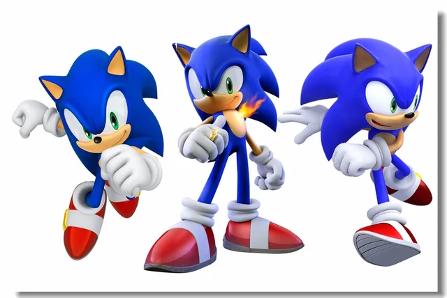 Custom Canvas Wall Murals Sonic The Hedgehog Poster Super Smash Bros