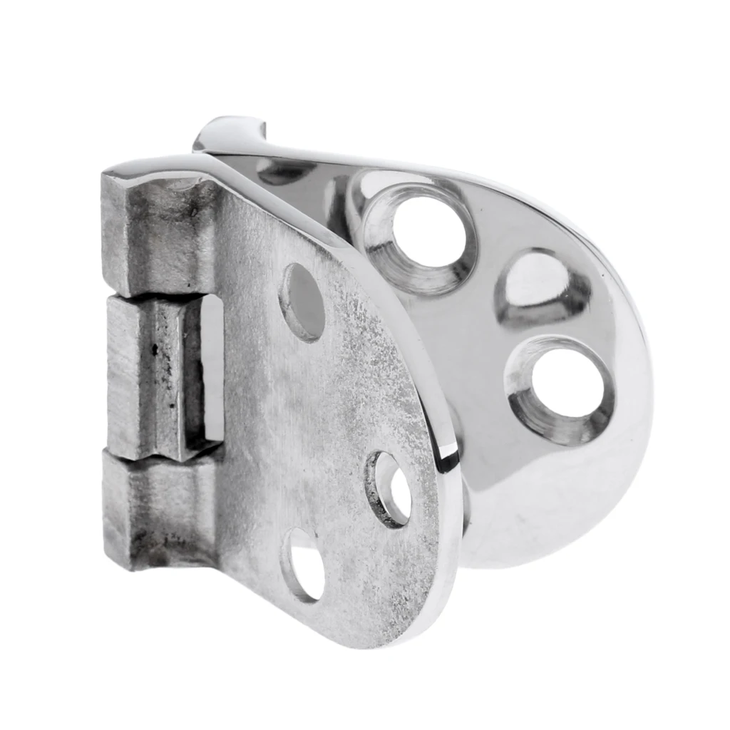Durable Marine 316 Stainless Steel Flush Strap Hinge Door Hinge for Marine Fishing Boat Yacht RV Dinghy Home Desk Replacement