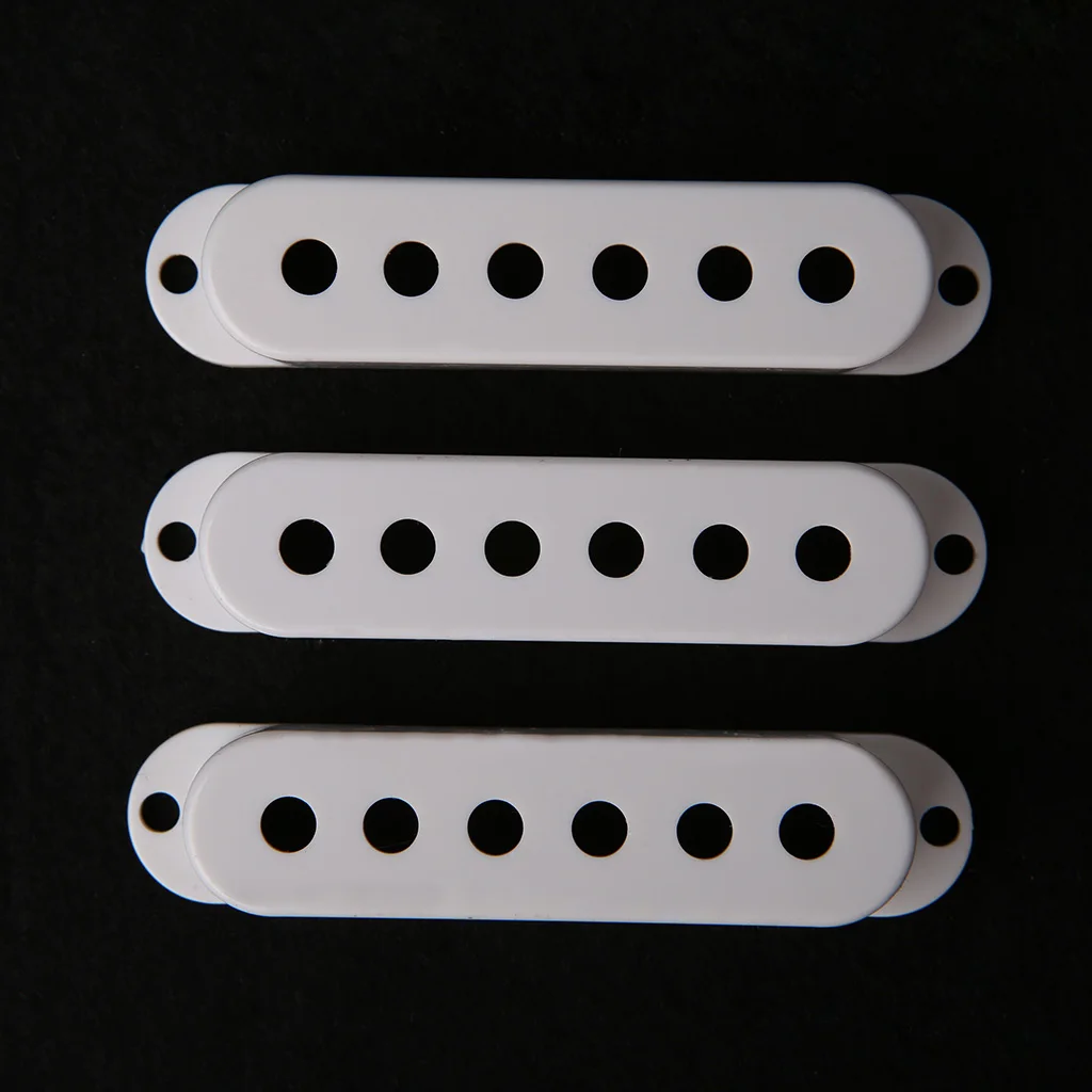 

3pcs Set Guitar Single Coil Pickup Covers 50mm for FD Strat Style Guitars #20/12