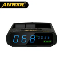 AUTOOL X100S Universal Car HUD GPS Head Up Display KM/h MPH Overspeed Warning Altitude Speedometer Electrical Instruments