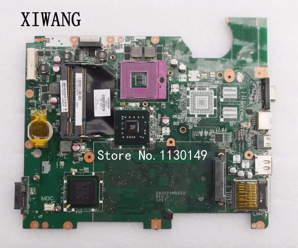 Free Shipping For HP Compaq CQ61 G61 laptop Motherboard DA00P6MB6D0 mainboard 517839-001 tested well Free Shipping For HP Compaq CQ61 G61 laptop Motherboard DA00P6MB6D0 mainboard 517839-001 tested well