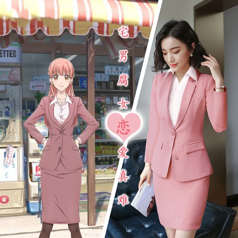 

Wotakoi: Love is Hard for Otaku Narumi Momose Cosplay Cotumes Women Uniform Set