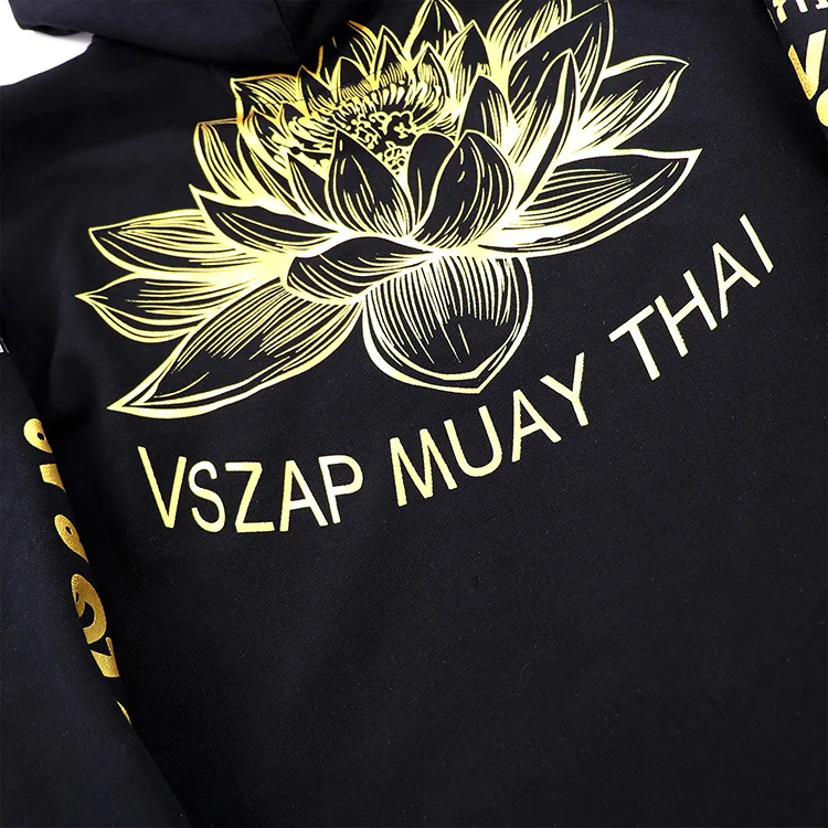 VSZAP для мужчин s MUAY THAI куртка толстовка MMA Фитнес Мужская Толстовка Повседневная с принтом лотоса толстовка с капюшоном длинное пальто толстовки