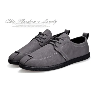 

New fashion men shoes Comfortable Handmade Leather Shoes Casual man brand Flats Design Man Driving work walking Shoes Soft shoes