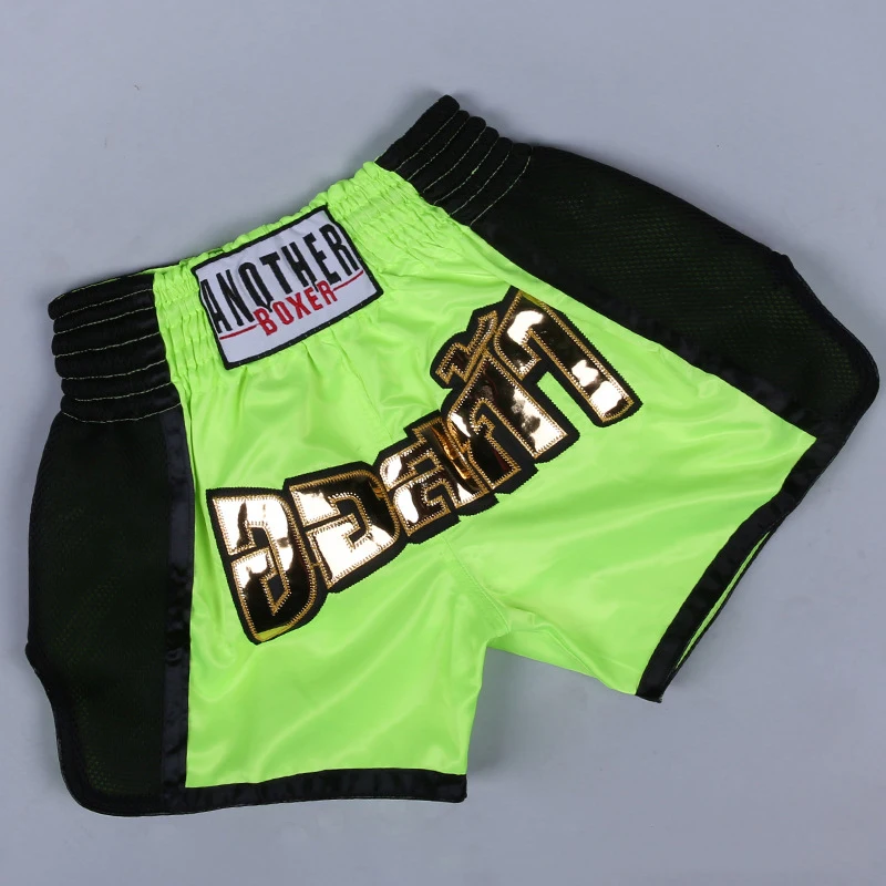 Men Grappling Muay Thai Children MMa Fight Sanda Kick Boxing Fitness Shorts Boy Girl Trunks Kids Women Kickboxing Training Pants