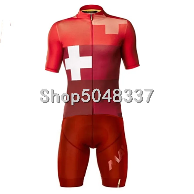 Mavic Pro велокостюм с карманами с коротким рукавом, мужские спортивные триатлонный костюм индивидуальная одежда для велоспорта высокого качества