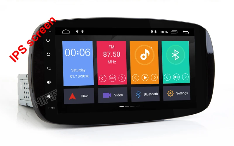 Sale 9" IPS DSP 4G Android 9.0 Car Multmedia DVD player GPS autoradio for Mercedes/Benz Smart Fortwo 2016 2017 2018 Radio stereo 5