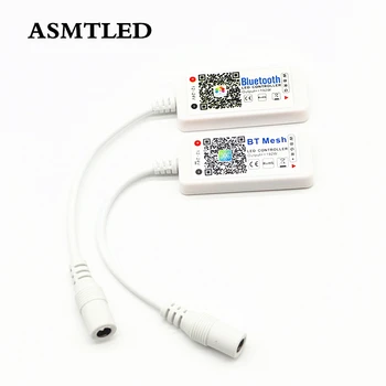 

DC 12-24V 192W Mini Bluetooth / BT Mesh Controller IOS Android Phone APP Wireless Control For 3528 5050 RGBW LED Strip lights