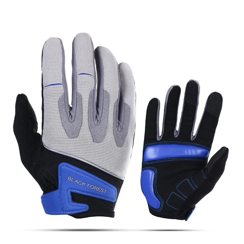 Autumn Winte Full Finger Cycling Gloves Padded Anti shock MTB Mountain