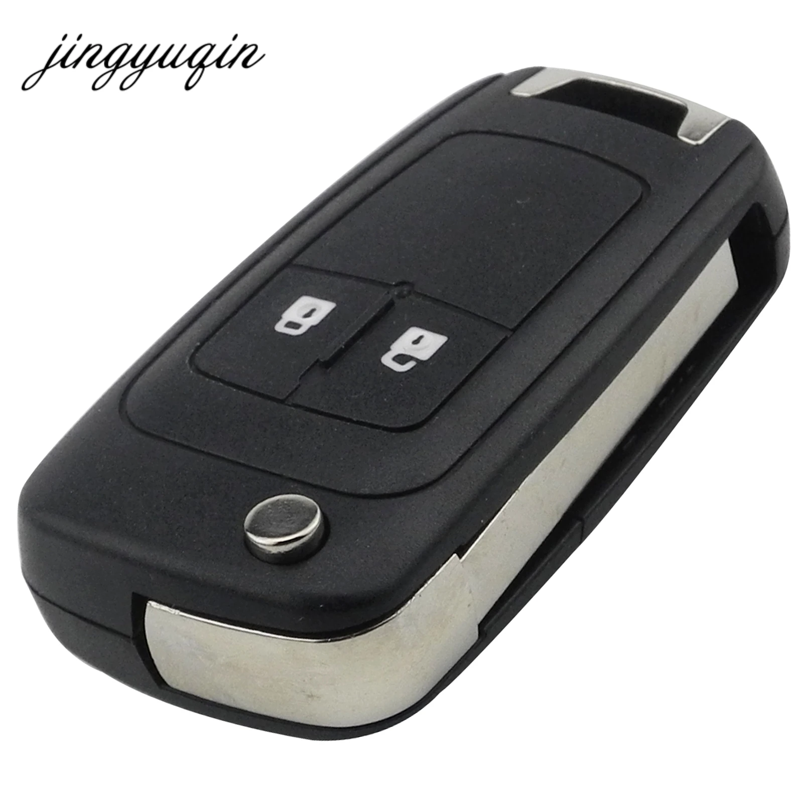 jingyuqin 10pcs lot 2 3 5 Buttons Remote Case Fob Cover Flip Folding Key Shell Blank