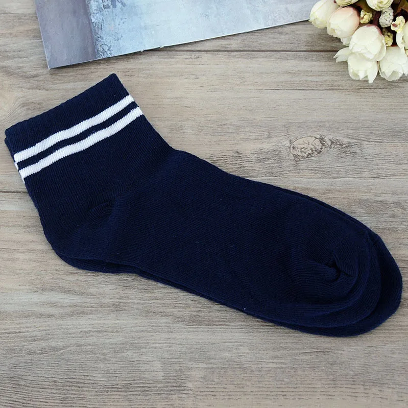 5 пар, новые модные мужские короткие носки в полоску однотонные черные носки на весну и осень удобные хлопковые короткие носки для взрослых Meias Eur37-43