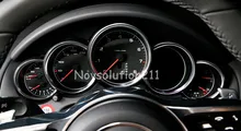 Silver 2011-2016 Interior Dashboard Display Cover Trim For Porsche Cayenne
