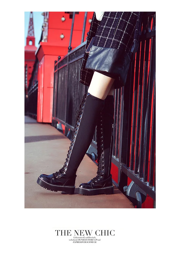 Koovan Women's Over The Knee Boots 2021 New Autumn And Winter New High-heeled Women's  Side Zipper Stovepipe Long Elastic Shoes