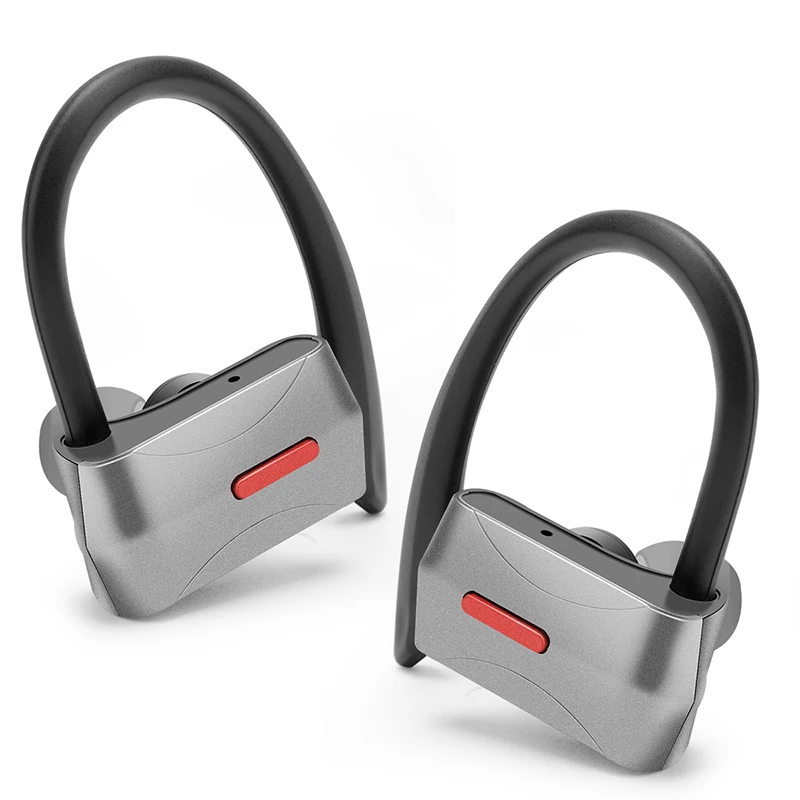 

TWS D-02 Ultralight Bluetooth 4.1 Wireless Headphone Earphones Sport Running Earbuds with Mic for iPhone/Samsung black red