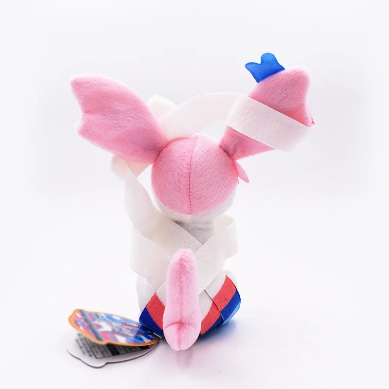 23 см 1 шт. Eevee плюшевые Eevee животных куклы Sylveon Peluche Игрушки мягкие куклы большие подарки