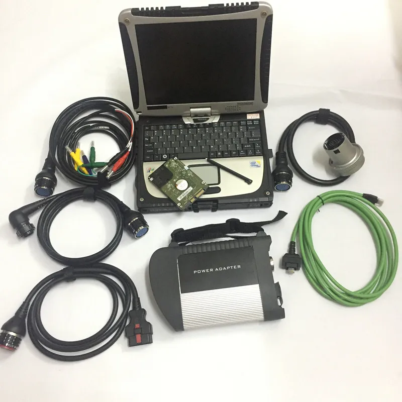 ^Cheap 2019 Top quality Mb Star C4 + V2019.12 Newest Software 320gb HDD with Laptop P-anasonic CF19 Touch Screen Mb Star C4 diagnosis