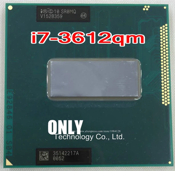 INTEL cpu I7-3612QM I7 3612QM SR0MQ 2,1-3,1G/6 M 35W официальная версия поцарапанные части