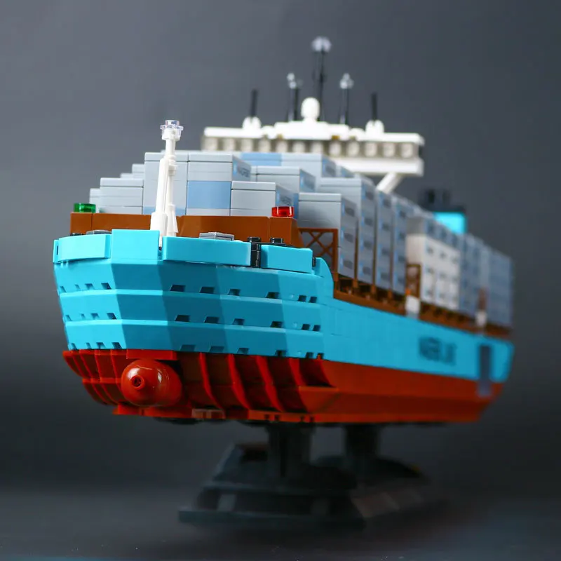 

New Lepin 22002 Genuine Technic Series The Maersk Cargo Container Ship Set 10241 Building Blocks Bricks Educational Boy Toys