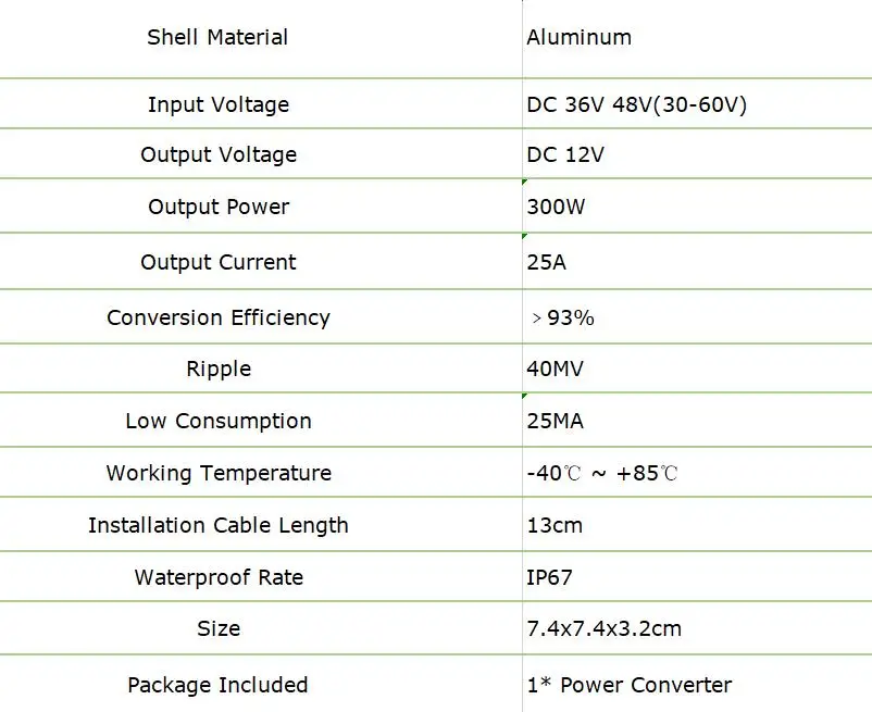 XINWEI DC 36 V/48 V в DC 12 V 25A 300 W преобразователь питания понижающий редуктор для вентиляторов кондиционера DVD светодиодный свет и многое другое