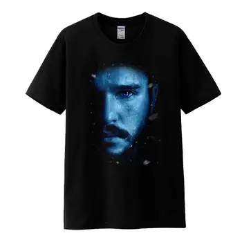 

High-Q Unisex Game of Thrones Jon Snow T-Shirt Tee Game of Thrones Jon Snow House Stark Cotton T-Shirt Tee Shirt Top