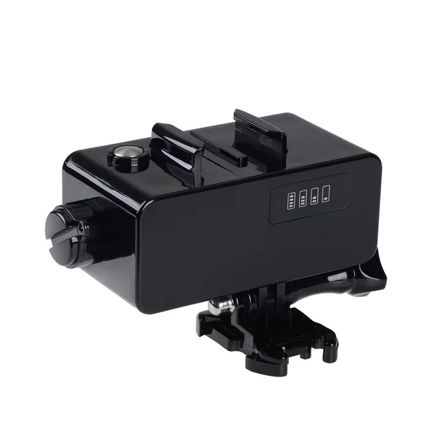 Gopro-バッテリー充電器,充電フレーム付き防水パワーバンク,Gopro Hero 