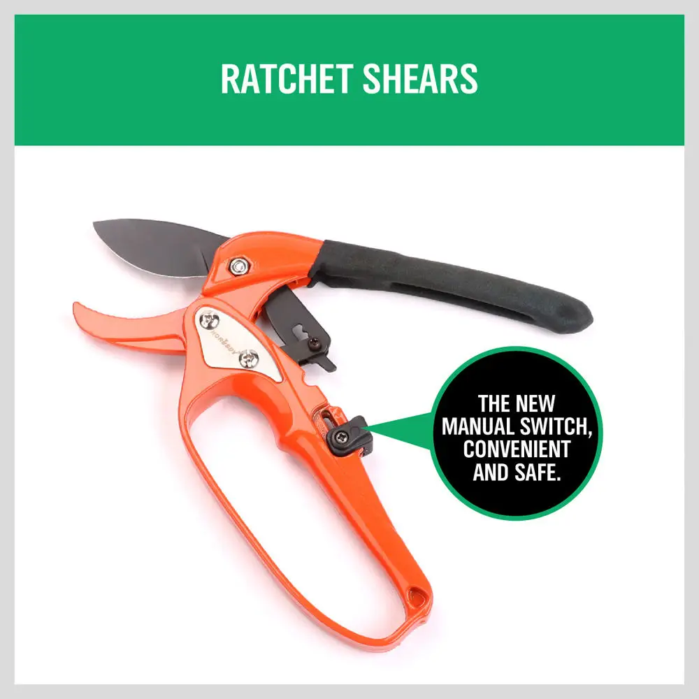 HORUSDY Garden Pruning Shear Fruit Tree Garden Scissors Grafting Tool Plant Scissor Branch Pruner Trimmer Home Tools Anti-slip
