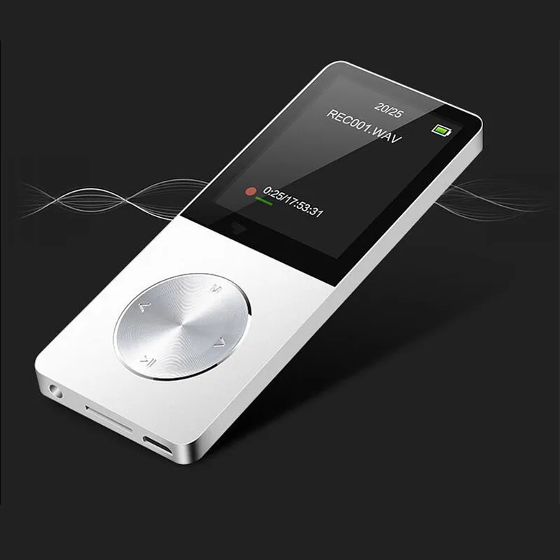 Нико HiFi Металл MP3 плеер Встроенный динамик 4 ГБ 8 16 1 дюймов Экран может Поддержка 32