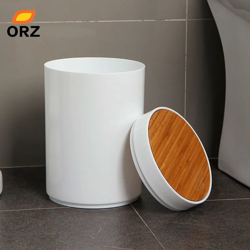 ORZ Bathroom Brush Set Toilet Cleaner Cleaning Brush Holder Waste Trash Bin Shower Gel Refillable Bottle Bathroom Accessories